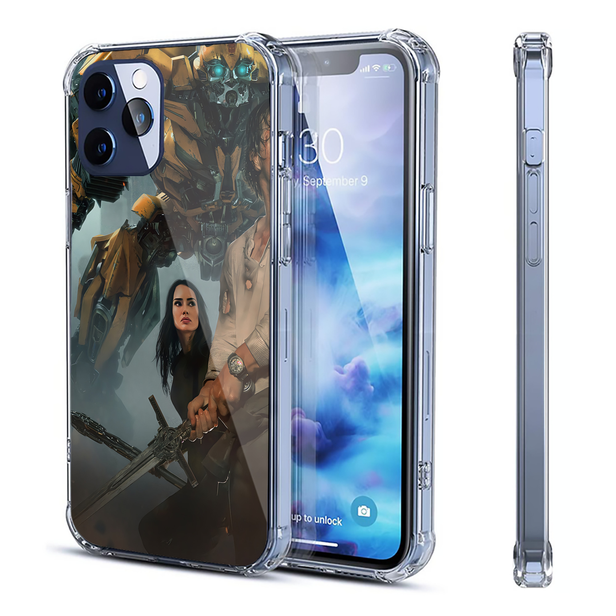 （画像用） Transformers トランスフォーマー 【iPhone 12シリーズ対応】透明スマホケース（クリアソフトケース）